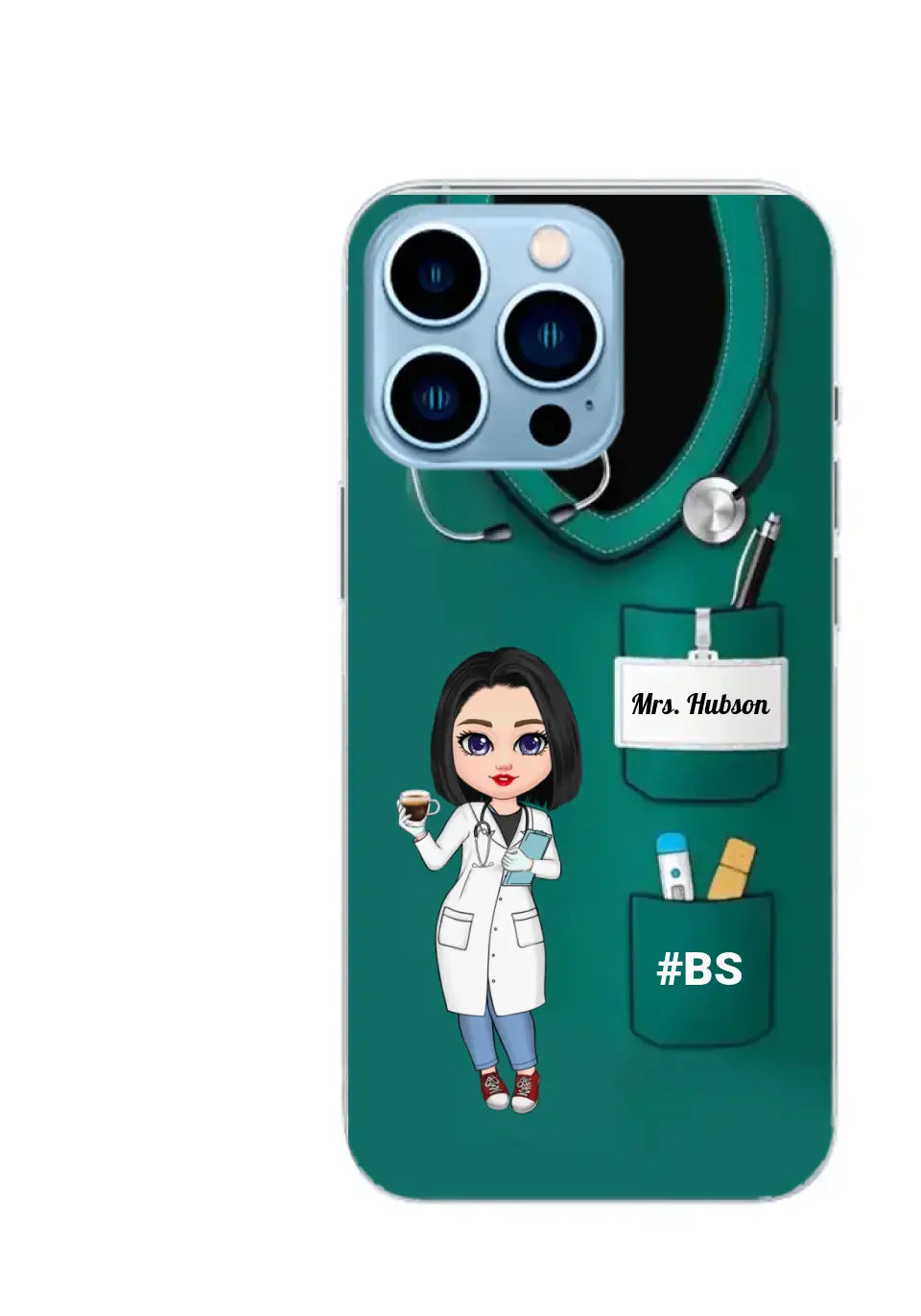 Nurse Life, Personalized iPhone Case - Clear Case