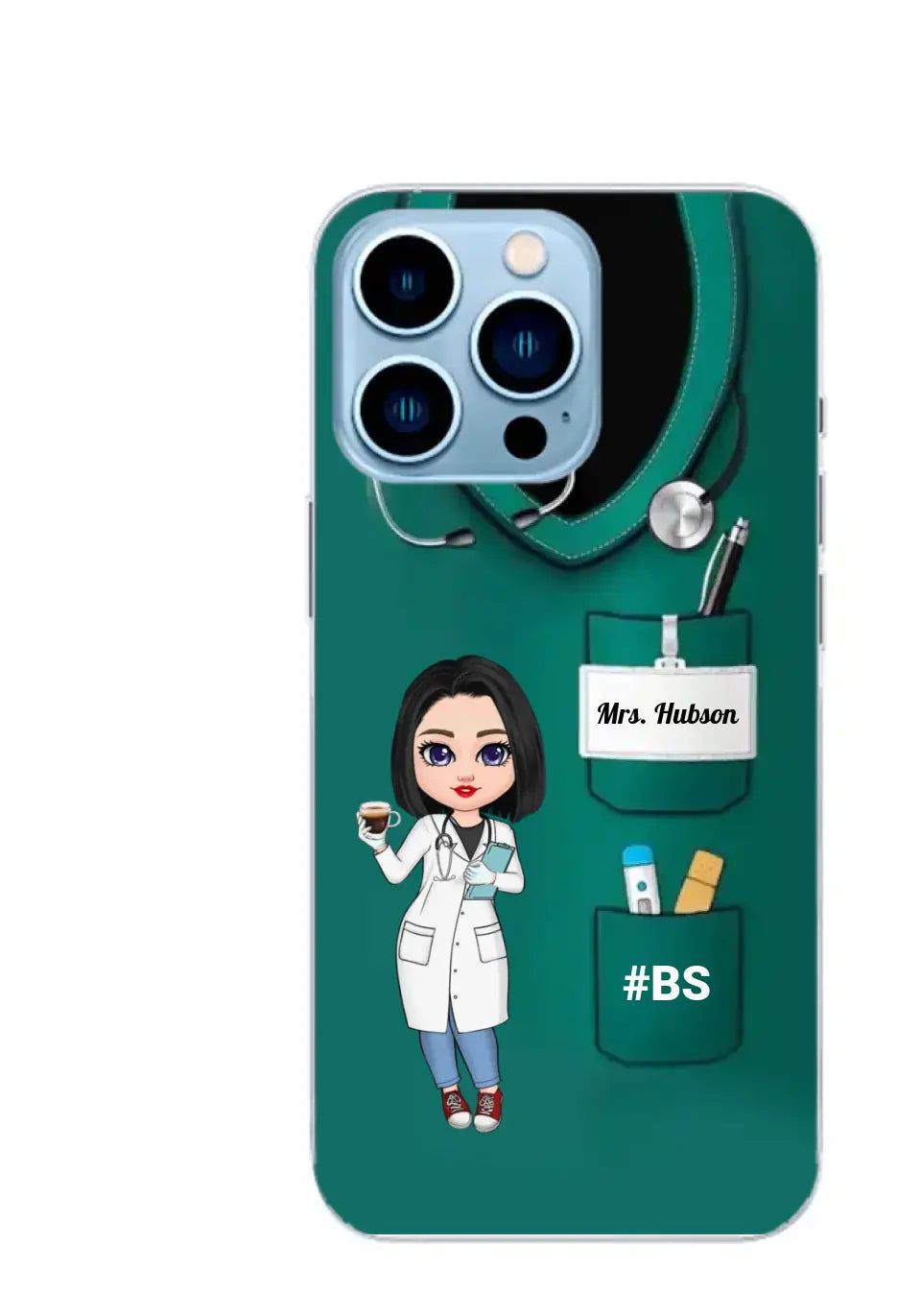 Nurse Life, Personalized iPhone Case - Clear Case