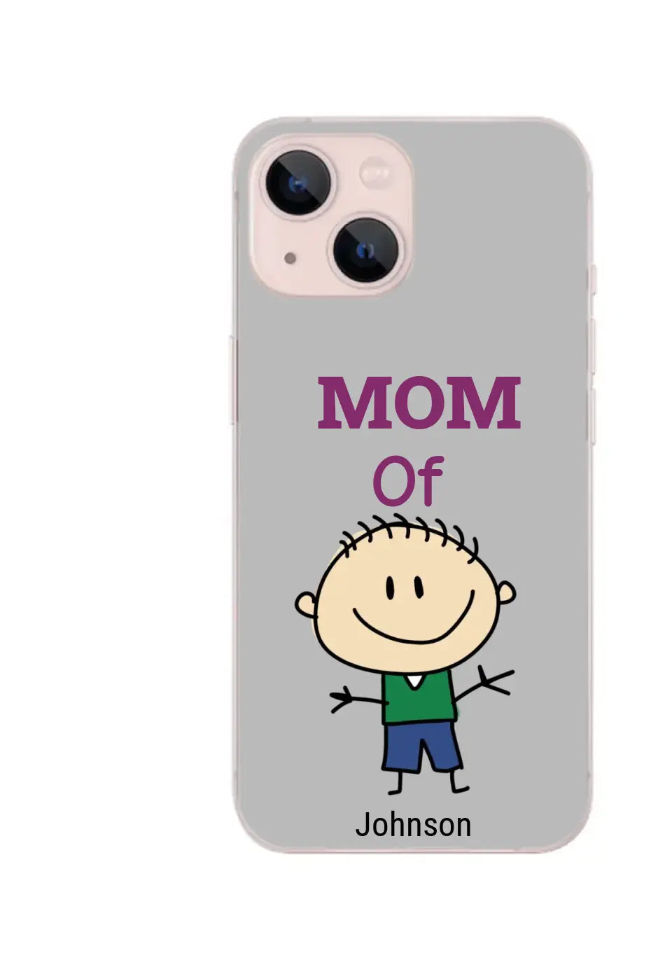Family Love - Personalized iPhone Case - Clear Case