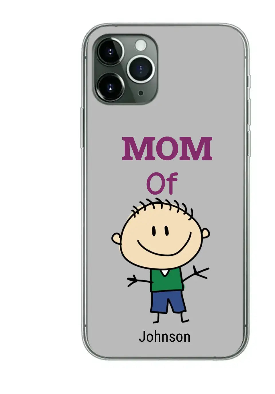 Family Love - Personalized iPhone Case - Clear Case