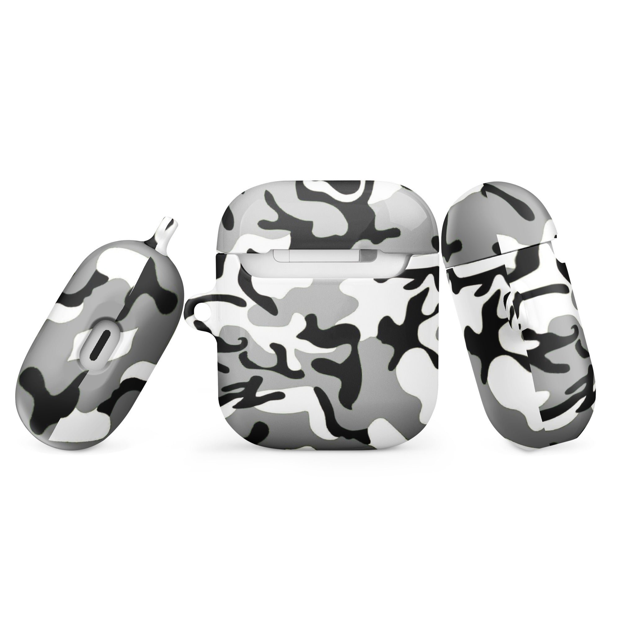 Military Black and White Case/Cover for AirPods® - iPhone Lab Store