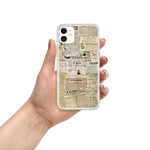Newspaper Clear Case/Cover for iPhone® - iPhone Lab Store