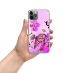 Butterfly Rose Clear Case/Cover for iPhone®
