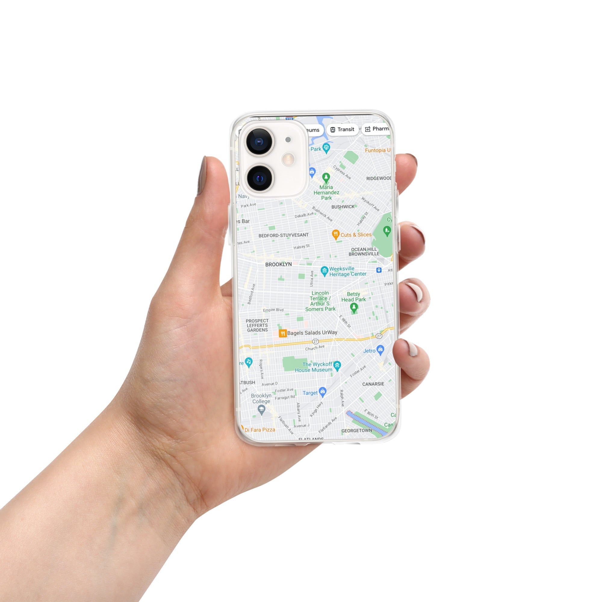 Maps Clear Case/Cover for iPhone® - iPhone Lab Store