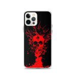 Halloween Red Skull Clear Case/Cover for iPhone®