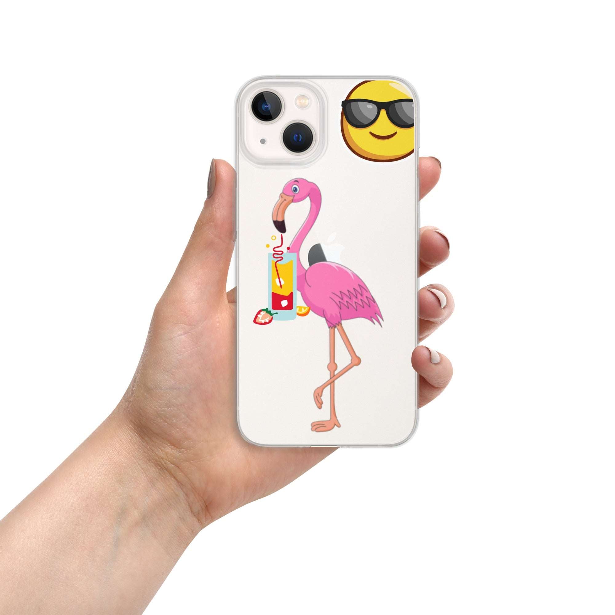 Flamingo Clear Case/Cover for iPhone®