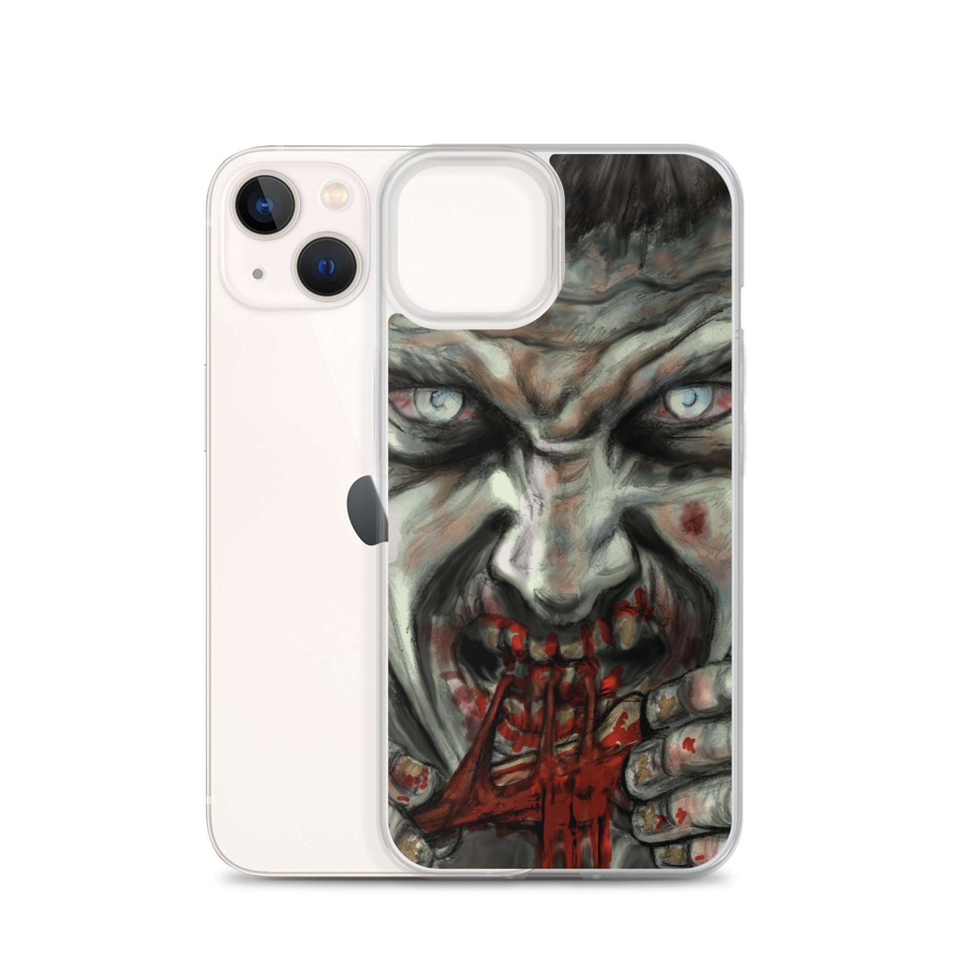 Halloween Zombie Clear Case/Cover for iPhone®
