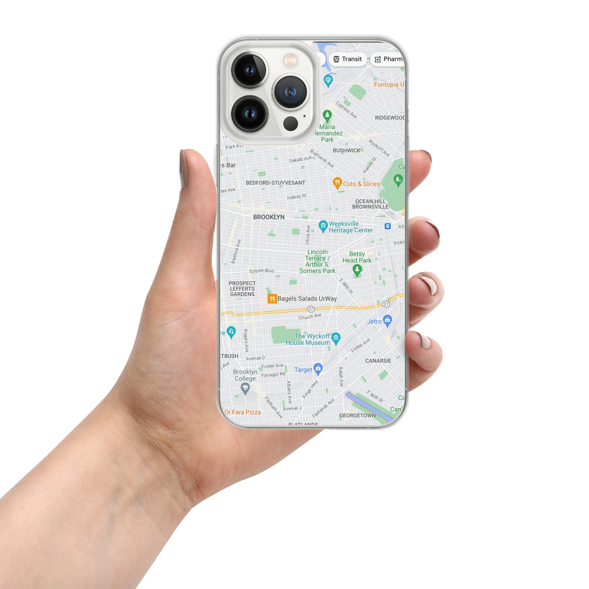 Maps Clear Case/Cover for iPhone®
