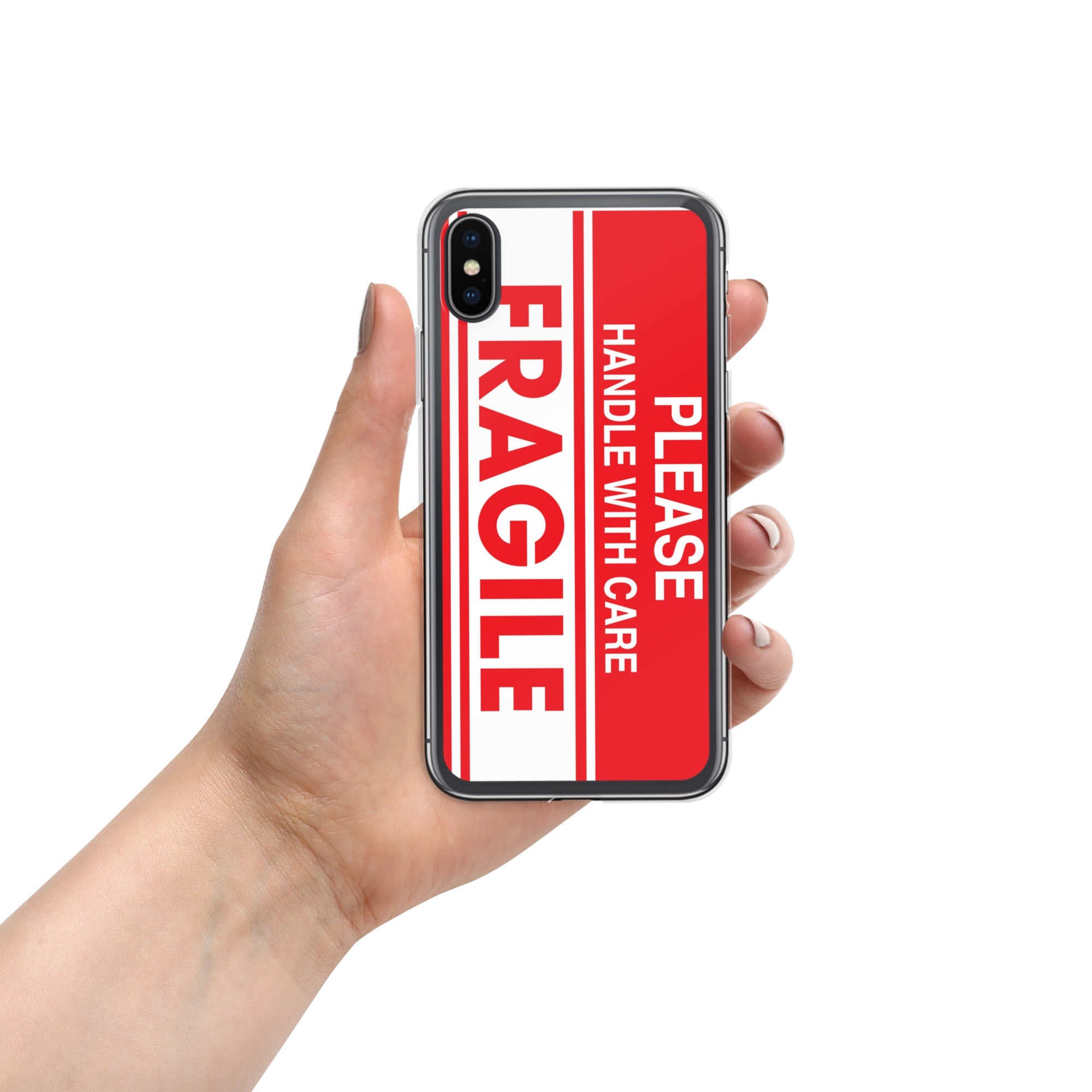 Fragile Clear Case/Cover for iPhone®