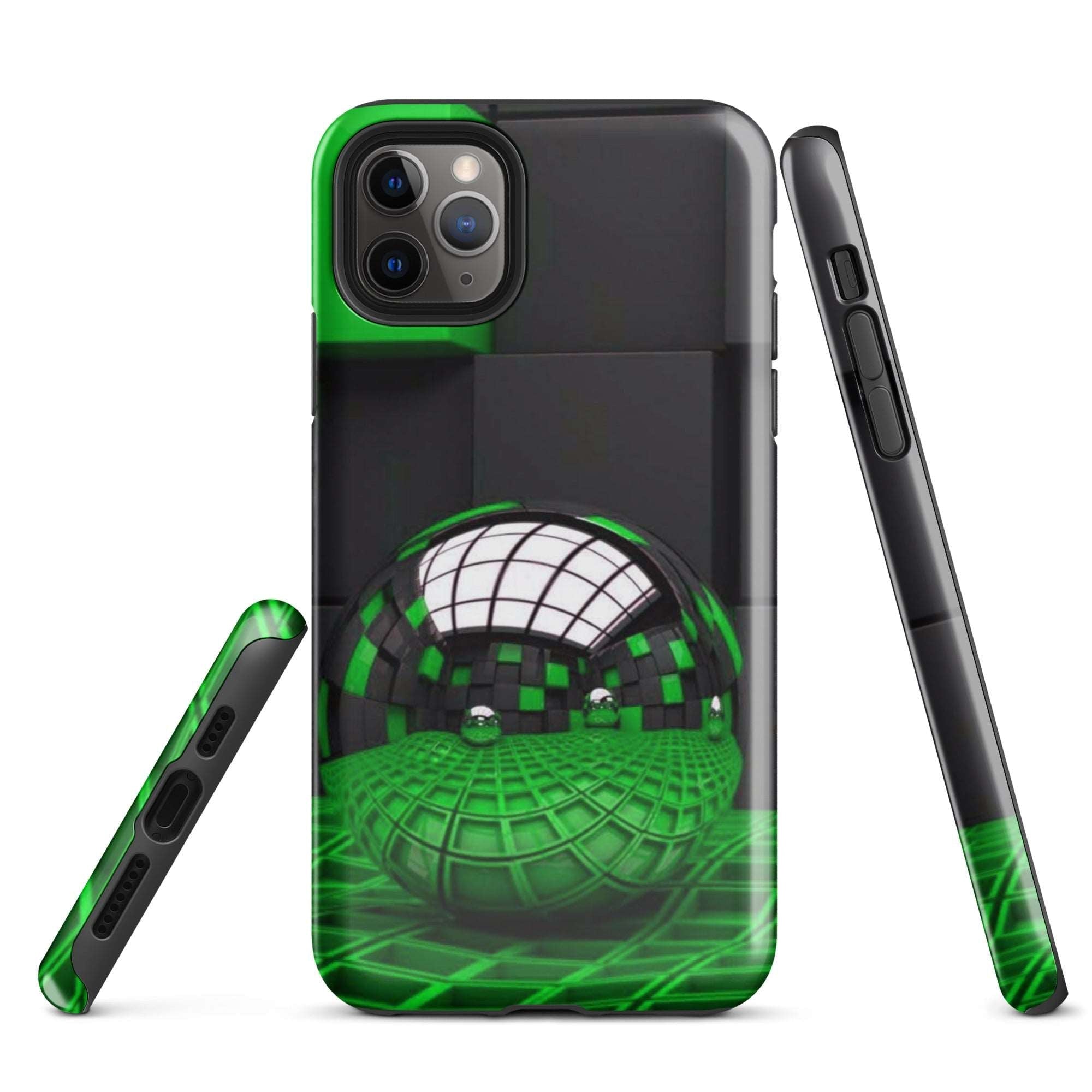 Black and Green Case/Cover for iPhone®