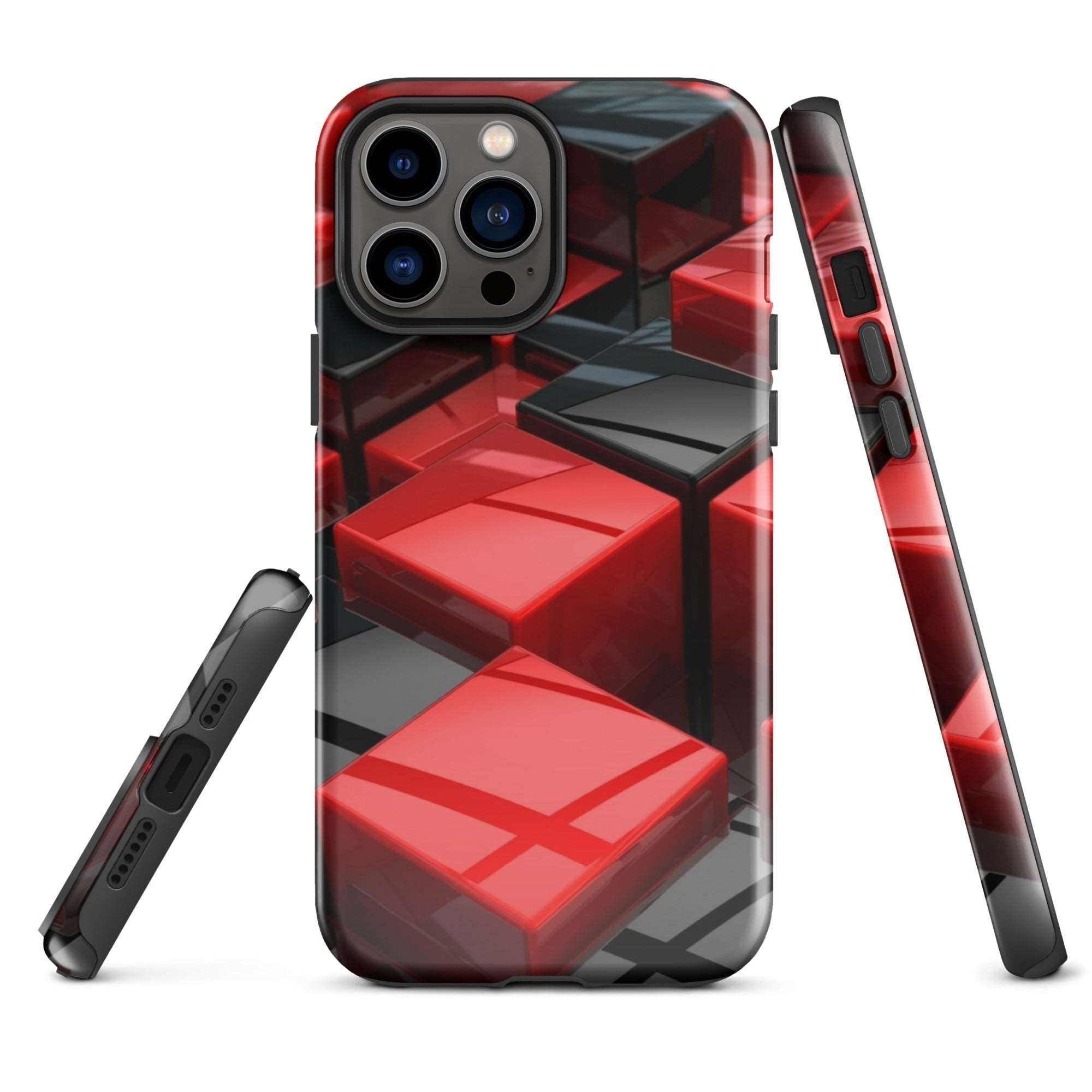 Black and Red Case/Cover for iPhone®